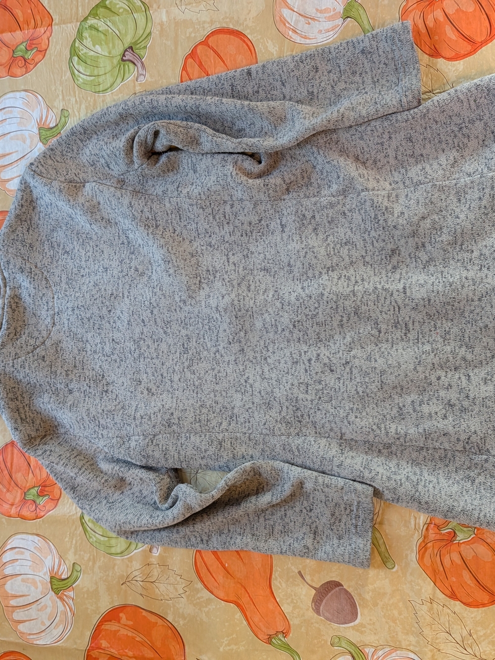 Joe Fresh Heather Gray Hooded Zip-Up Jacket with CANADA Emblem - Picture 6 of 6